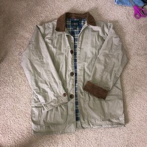 J CREW tan trench coat